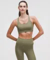 Lululemon Nulux Strappy-back Sports Bra In Green