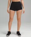 Lululemon Nulux Tight-fit High-rise Track Shorts 2.5" In Black