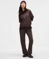 Lululemon Nylon Mid-rise Track Pant In Brown