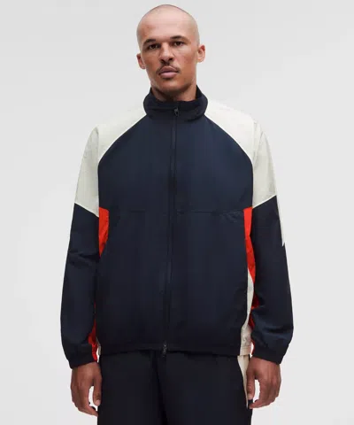 Lululemon Nylon Oversized Track Jacket In Animal Print