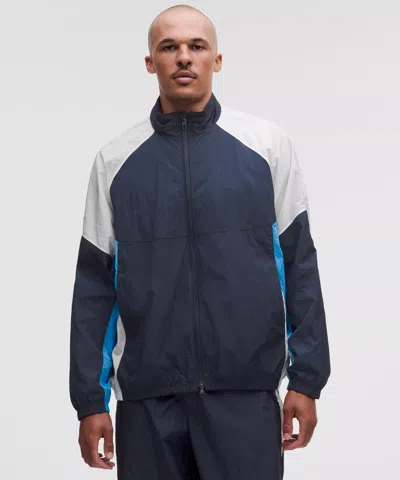 Lululemon Nylon Oversized Track Jacket In Black