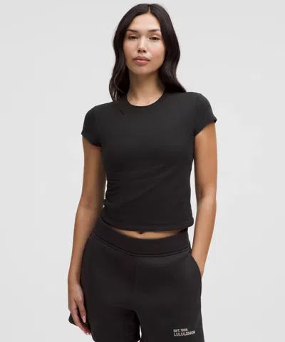 Lululemon Organic Cotton Baby Tee In Black
