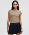Lululemon Organic Cotton Baby Tee In Brown