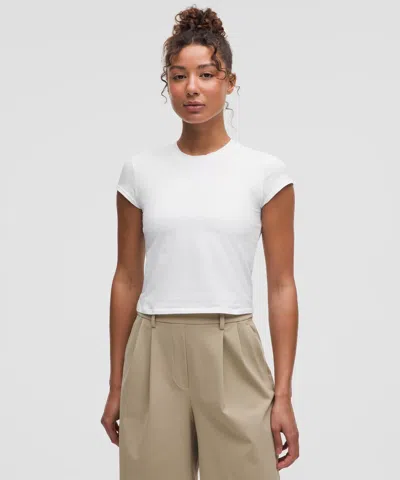 Lululemon Organic Cotton Baby Tee In White