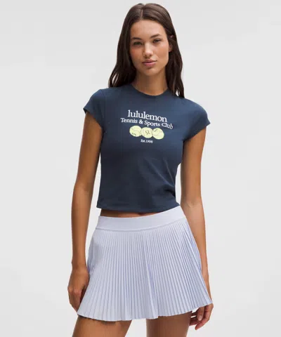 Lululemon Organic Cotton Baby Tee In Blue