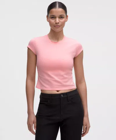 Lululemon Organic Cotton Baby Tee In Pink