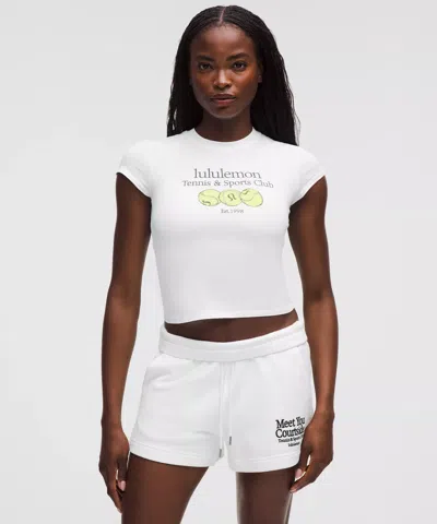 Lululemon Organic Cotton Baby Tee In White