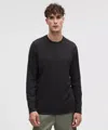 Lululemon Organic Cotton Classic-fit Long-sleeve Shirt In Black