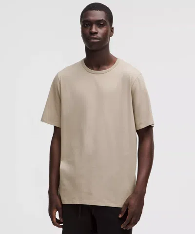 Lululemon Organic Cotton Classic-fit T-shirt In Neutral