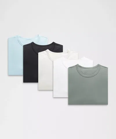 Lululemon Organic Cotton Classic-fit T-shirt In Multi