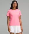 Lululemon Organic Cotton Crewneck T-shirt In Pink