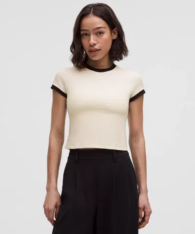 Lululemon Organic Cotton Ringer Baby Tee