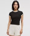 Lululemon Organic Cotton Ringer Baby Tee