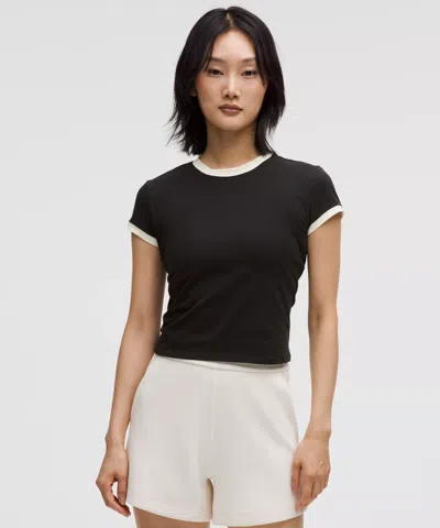 Lululemon Organic Cotton Ringer Baby Tee