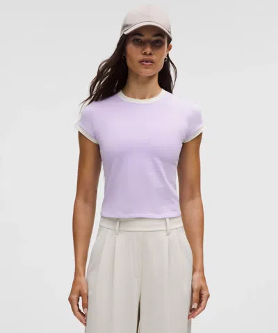 Lululemon Organic Cotton Ringer Baby Tee