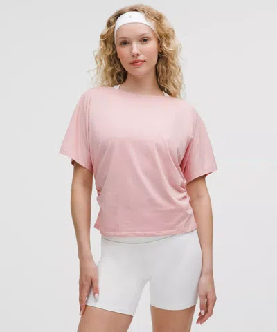 Lululemon Organic Cotton Ruched-sides T-shirt