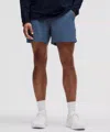 Lululemon Pace Breaker Lined Shorts 5" In Blue