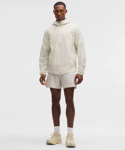 Lululemon Pace Breaker Lined Short 5" In White