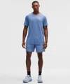 Lululemon Pace Breaker Lined Short 7" In Blue