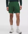 Lululemon Pace Breaker Lined Short 7" In Green