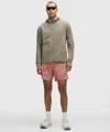 Lululemon Pace Breaker Lined Short 7" In Pink