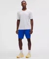 Lululemon Pace Breaker Lined Short 9" In Blue