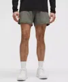 Lululemon Pace Breaker Lined Shorts 5" In Gray