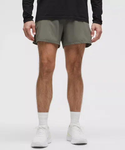 Lululemon Pace Breaker Lined Shorts 5" In Gray