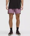 Lululemon Pace Breaker Lined Shorts 5" In Purple