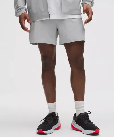 Lululemon Pace Breaker Lined Shorts 5" In Gray