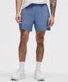 Lululemon Pace Breaker Lined Shorts 5" In Blue