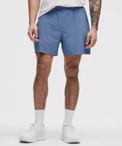 Lululemon Pace Breaker Lined Shorts 5" In Blue