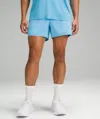 Lululemon Pace Breaker Lined Shorts 5" In Blue