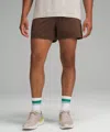 Lululemon Pace Breaker Lined Short 5" In Brown