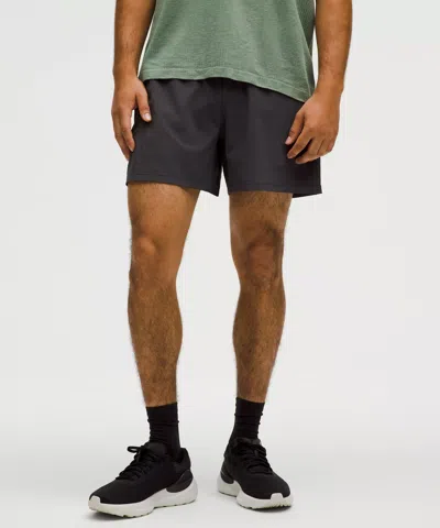 Lululemon Pace Breaker Lined Short 5" In Black