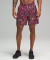 Lululemon Pace Breaker Lined Shorts 7" In Pink