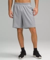 Lululemon Pace Breaker Lined Shorts 9" In Gray