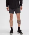 Lululemon Pace Breaker Linerless Shorts 5" In Gray