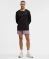 Lululemon Pace Breaker Linerless Short 5" In Black