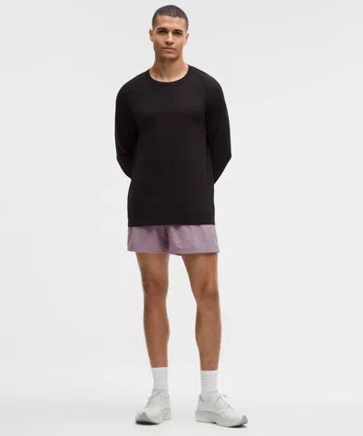 Lululemon Pace Breaker Linerless Short 5" In Black