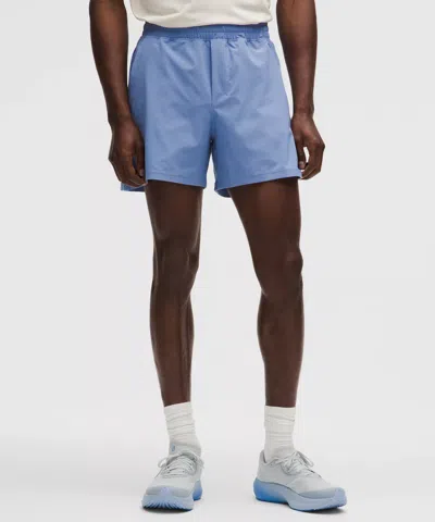 Lululemon Pace Breaker Linerless Short 5" In Blue