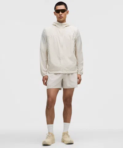 Lululemon Pace Breaker Linerless Short 5" In Neutral