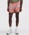 Lululemon Pace Breaker Linerless Short 5" In Pink