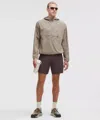 Lululemon Pace Breaker Linerless Short 7" In Brown