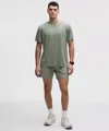 Lululemon Pace Breaker Linerless Short 7" In Green