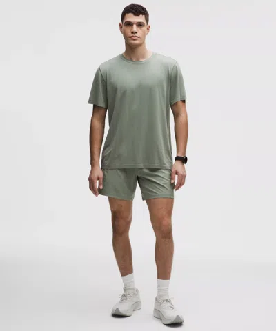 Lululemon Pace Breaker Linerless Short 7" In Green