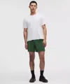 Lululemon Pace Breaker Linerless Short 7" In Green