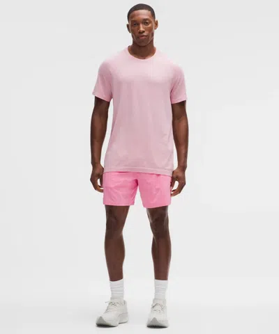 Lululemon Pace Breaker Linerless Short 7" In Pink
