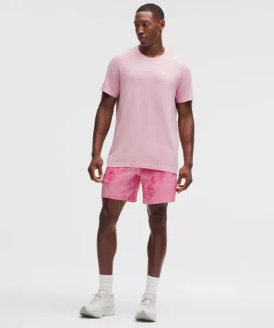 Lululemon Pace Breaker Linerless Short 7" In Pink
