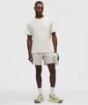 Lululemon Pace Breaker Linerless Short 7" In White